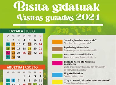Baztan-Bidasoa ha preparado una veintena de visitas guiadas
