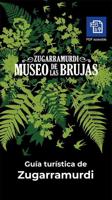 Gu&iacute;a tur&iacute;stica de Zugarramurdi accesible lector de pantalla euskara - Folletos