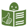 Icono verde accesibilidad cognitiva - lectura f&aacute;cil