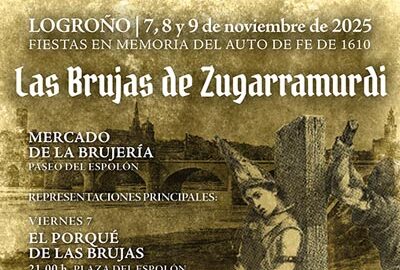 Cartel 2025 fiestas en memoria del auto de fe en 1610