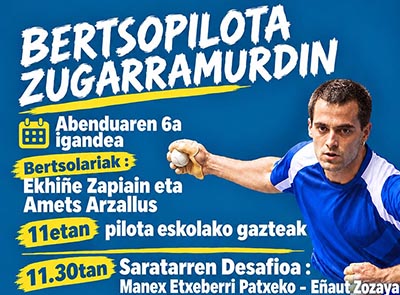 Bertsopilota en Zugarramurdi